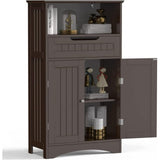 Lofka Bathroom Storage Cabinet with 1 Drawer, 2 Doors, and 3 Adjustable Shelf
