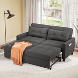 Lofka Sofa Bed, Convertible Sleeper Sofa Couch for Home Furniture and Small Space, Gray