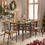 Asofer Small Dining Table and Chairs,Kitchen Table Set for 2,Suitable for Small Spaces and Apartments