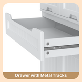 Asofer 71" Pantry Cabinet with Doors & Shelves - Huge Storage Kitchen Cabinet, Adjustable Shelves, White
