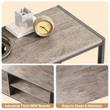 TV Stand for TV to 65 inch with Open Storage Shelves - Gray