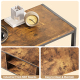 TV Stand for TV to 65 inch with Open Storage Shelves - Retro
