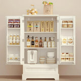 Pantry Cabinet, Lofka 41” Kitchen Pantry Storage Cabinet with 2 Door 1 Drawer, White