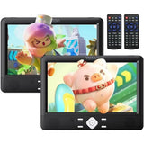 By Cocobear 10.8" Portable Dvd Player with Accessories, Black, YD108, 2 Count, 1 Pack