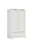 The Kitchen Pantry Storage Cabinet with Drawer and Adjustable Shelf - White