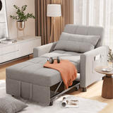 Chair Bed, Convertible Sofa Bed Couch Recliner Single Bed for Living Room/Bedroom