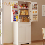 72"H Storage Cabinet for Kitchen - White