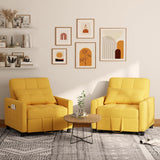 Convertible Sleeper Chair, Aiho 3-in-1 Convertible Sofa Bed Recliner Chair with Pull Out Couch - Yellow