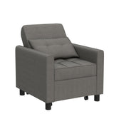 Convertible Sleeper Chair, 3-in-1 Convertible Sofa Bed Recliner Chair with Pull Out Couch - Dark Gray