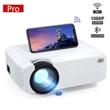 Crosstour Mini Portable Projector Native 1080P Full HD Video Projector, 60000 Hrs LCD Lamp Life