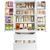 Pantry Cabinet, Asofer 71" Pantry Storage Cabinet with 2 Doors , 11 Shelves & 2 Drawers for Kitchen Dining Room, White