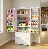 Pantry Cabinet, Asofer 71" Pantry Storage Cabinet with 2 Doors , 11 Shelves & 2 Drawers for Kitchen Dining Room, White