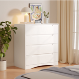 Asofer 3 Pieces Bedroom Furniture Set, Includes Queen Bed Frame with Headboard, Wooden 4-Drawer Dressers & 6-Drawer Dressers for Bedroom, White