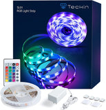 LED Strip Lights 16.4ft, Teckin RGB Color Changing Light Strip, 5050 LEDs with IR Remote Control