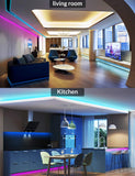 LED Strip Lights 16.4ft, Teckin RGB Color Changing Light Strip, 5050 LEDs with IR Remote Control