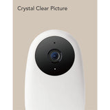 Nooie Baby Monitor with Camera and Audio, 1080P Night Vision, Motion and Sound Detection, 2.4G WIFI Home Surveillance Camera, for Baby Nanny Elderly Monitoring, Works with Alexa