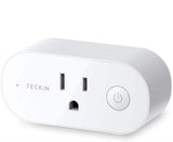 Smart Plug, TECKIN WiFi Outlet 15A Works with Alexa, Google Home and SmartThings