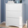 3 Drawer Dresser, Wood Chest Drawers Cabinet with Storage for Bedroom, White