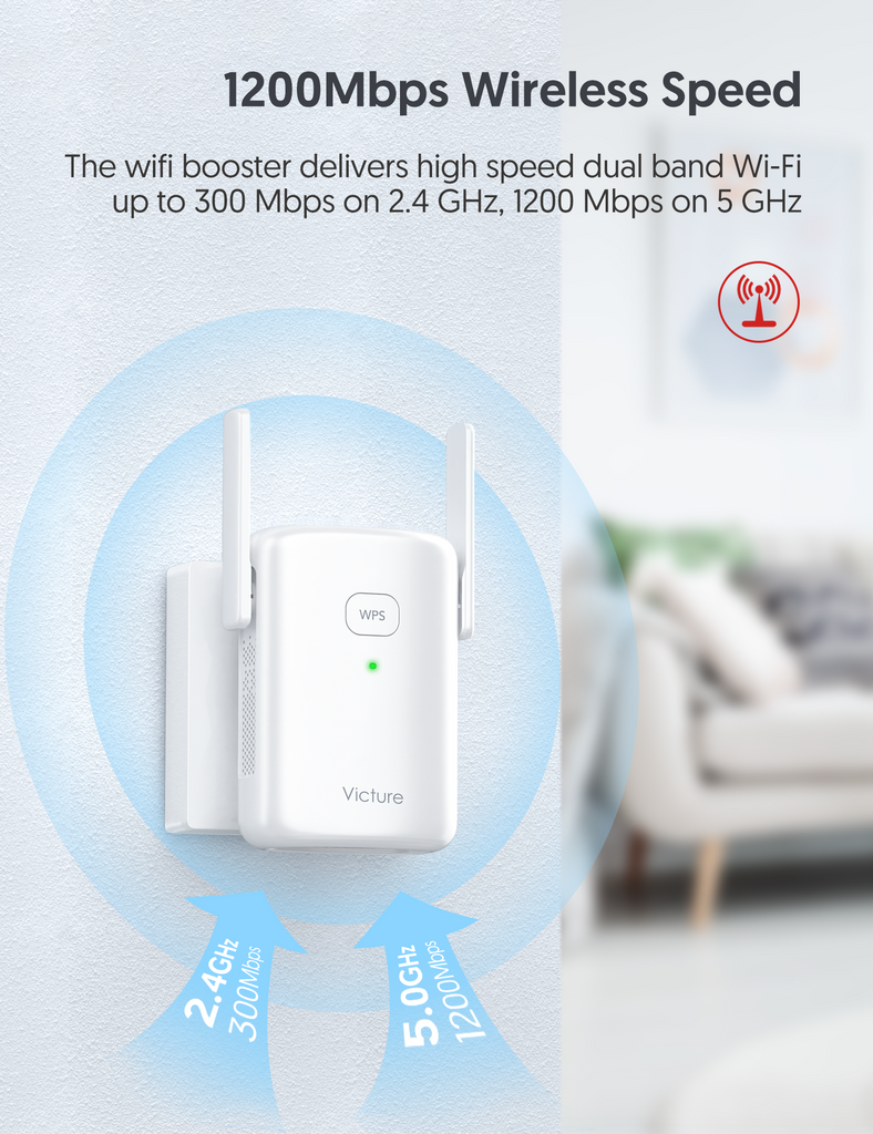 Victure 1200mbps wifi booster Clearance