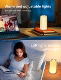 Table Lamp, Touch Sensitive Multicolor Changing RGB LED Bedside Lamp, Touch Lamp with Dimmable Warm White Lights for Bedrooms and Living Rooms, Night Lights for Kids Room, Gift for Family