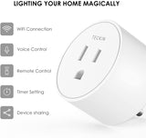 TECKIN Smart Plug Compatible with SmartThings,Google Assistant for Voice Control