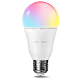 Teckin WiFi LED bulb,E26 A19 smart bulbs, multi-color, dimmable, warm and cold light, 7.5W 800LM. 1 Pack.