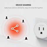 Smart Plug, SmartThings for Voice Control, Teckin Mini Smart Outlet Home Automation Modules, No Hub Required, FCC ETL Certified,Only Supports 2.4GHz Network