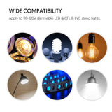 Outdoor Dimmer,TECKIN Smart Wifi Plug-in Light Dimmer Switch for LED String Lights, Outdoor Plug Compatible with Alexa, Google Home, IP44 Waterproof, Wireless Remote Control/Timer by Smartphone,350W