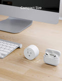 TECKIN Smart Plug Mini Outlet, WiFi Enabled Remote Control Smart Socket with Timer Function, No Hub Required,White, 1 Pack