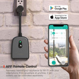 Outdoor Smart Plug, TECKIN Outdoor Wi-Fi Outlet with 2 Sockets, Compatible with SmartThings, Alexa, Google Home, Wireless Remote Control/Timer by Smartphone, IP44 Weatherproof, FCC/RoHS Certified