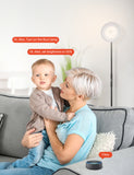 TECKIN Floor Lamp, Sky LED Torchiere,Bluetooth Wifi, 30W/2500LM, 3 Color Temperatures, Romote Control, Dimmable Touch Control Standing Lamps for Living Room, Bedroom, Office (Black)
