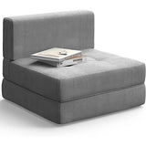 Sleeper Sofa Bed, Convertible Sofa Bed, For Living Room, Apartment, Loft, Gray