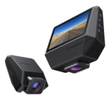 Dash Cam Front and Rear, 2.5K Dash Camera for Cars, 3" IPS Screen Driving Recorder with Sony Sensor, Super Night Vision