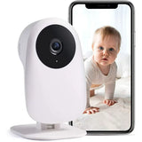 Nooie Baby Monitor with Camera and Audio, 1080P Night Vision, Motion and Sound Detection, 2.4G WIFI Home Surveillance Camera, for Baby Nanny Elderly Monitoring, Works with Alexa