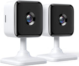 Teckin Cam 1080P FHD Indoor Wi-Fi Smart Home Security Camera,2 Pack.