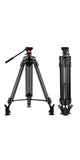 Raleno  VT-60 64 inch Video Tripod Professional Heavy Duty Aluminum Shooting Tripod with Fluid Head for DSLR Camcorder, Max Loading 11.02Lbs/5Kg, Weight 8.7 Lbs/3.95Kg