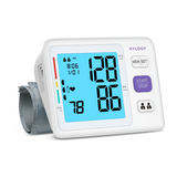 Blood Pressure Monitor Upper Arm, HYLOGY Automatic Blood Pressure Monitor for Home use with Backlight Display Large Adjustable Cuff 90×2 Memory Dual-User