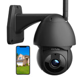 Security Camera Outdoor Victure 1080P WiFi Home Security Camera with Pan/Tilt 360?¡ã View Night Vision(Black)