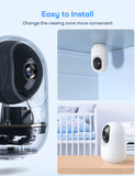 Teckin Cam 1080P Pan/Tilt/Zoom Wi-Fi Indoor Smart Home Seurity Camera for Baby/Pet/Nanny