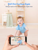 Teckin Cam 1080P Pan/Tilt/Zoom Wi-Fi Indoor Smart Home Seurity Camera for Baby/Pet/Nanny