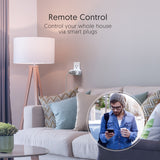 Smart Plug, TECKIN Smart Outlet 15A, Alexa Smart Plugs That Work with Alexa, Remote & Voice Remote Control, Schedule and Timer Function, ETL Certified, 2.4GHz Only(4 Packs)