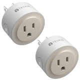 Teckin Smart Plug, Smart Home Mini WiFi Outlet Compatible with Alexa Echo&Google Home,2 Packs.