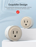 Teckin Smart Plug, Smart Home Mini WiFi Outlet Compatible with Alexa Echo&Google Home,2 Packs.